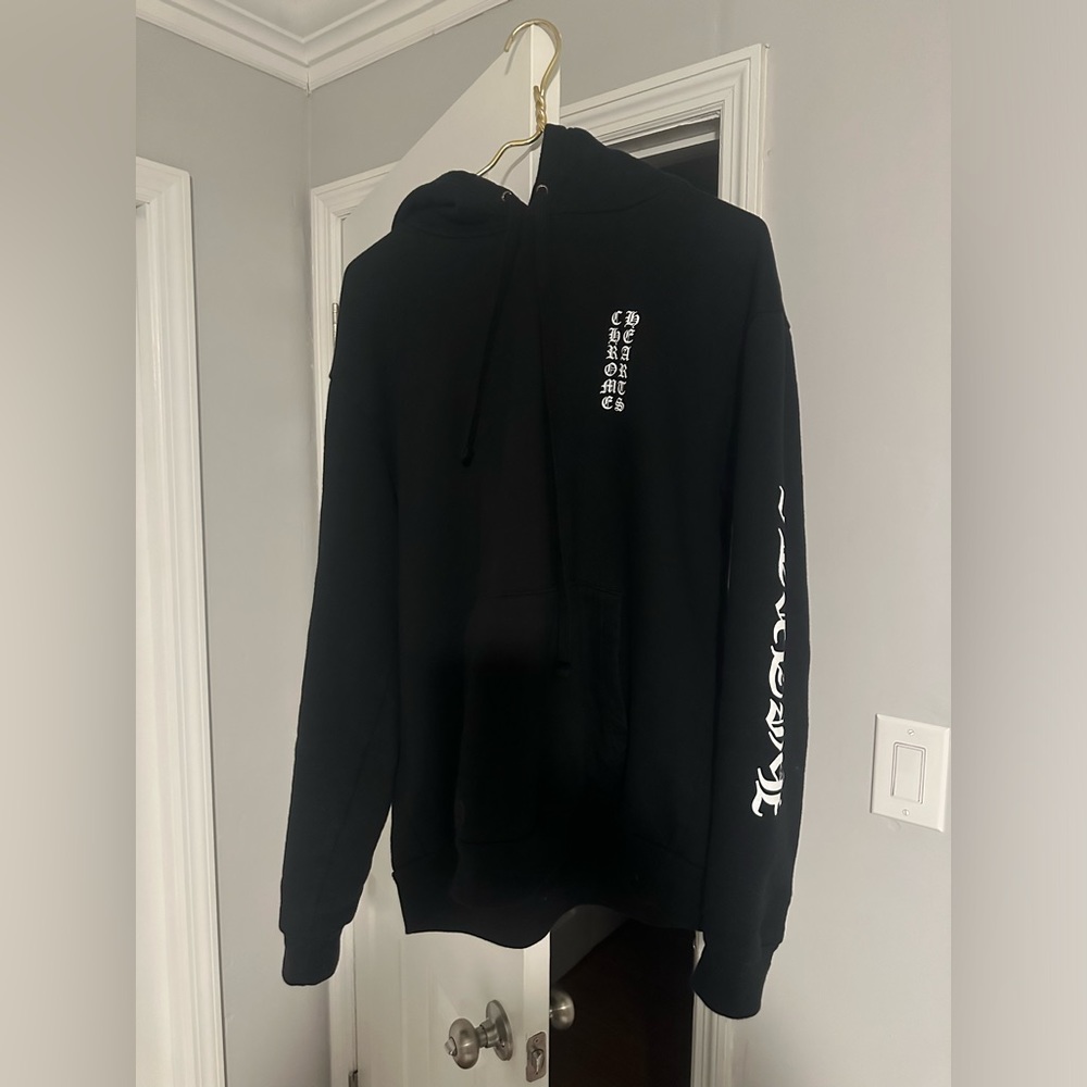 Black Unisex Chrome hearts Hoodie